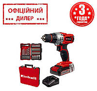 Шуруповерт аккумуляторный Einhell TE-CD 18/2 Li +39 (1x2,5 Ah)