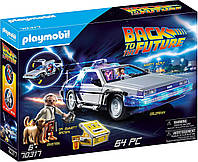 Плеймобіл 70317 Назад в майбутнє Playmobil Back to The Future Delorean зі світловими ефектами, фото 1
