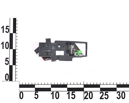 Ручка дверей CHEVROLET AVEO T250 внутрішня лев. кривий п/е уп., фото 2
