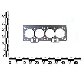 Прокладка ГБЦ ЗАЗ 1102 дв. 245 (1,1; 1,2, азбестова, фото 2