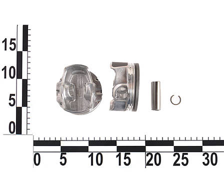 Поршень двигуна ВАЗ 2170 d 82,75 (+0.75) (поршень, палець) анодовані (к-т 4 шт), фото 2