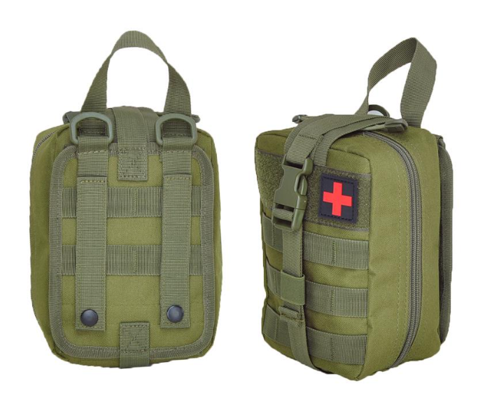 Підсумок аптечки медичної Molle TacMed (без наповнення), кріплення M.O.L.L.E, колір олива