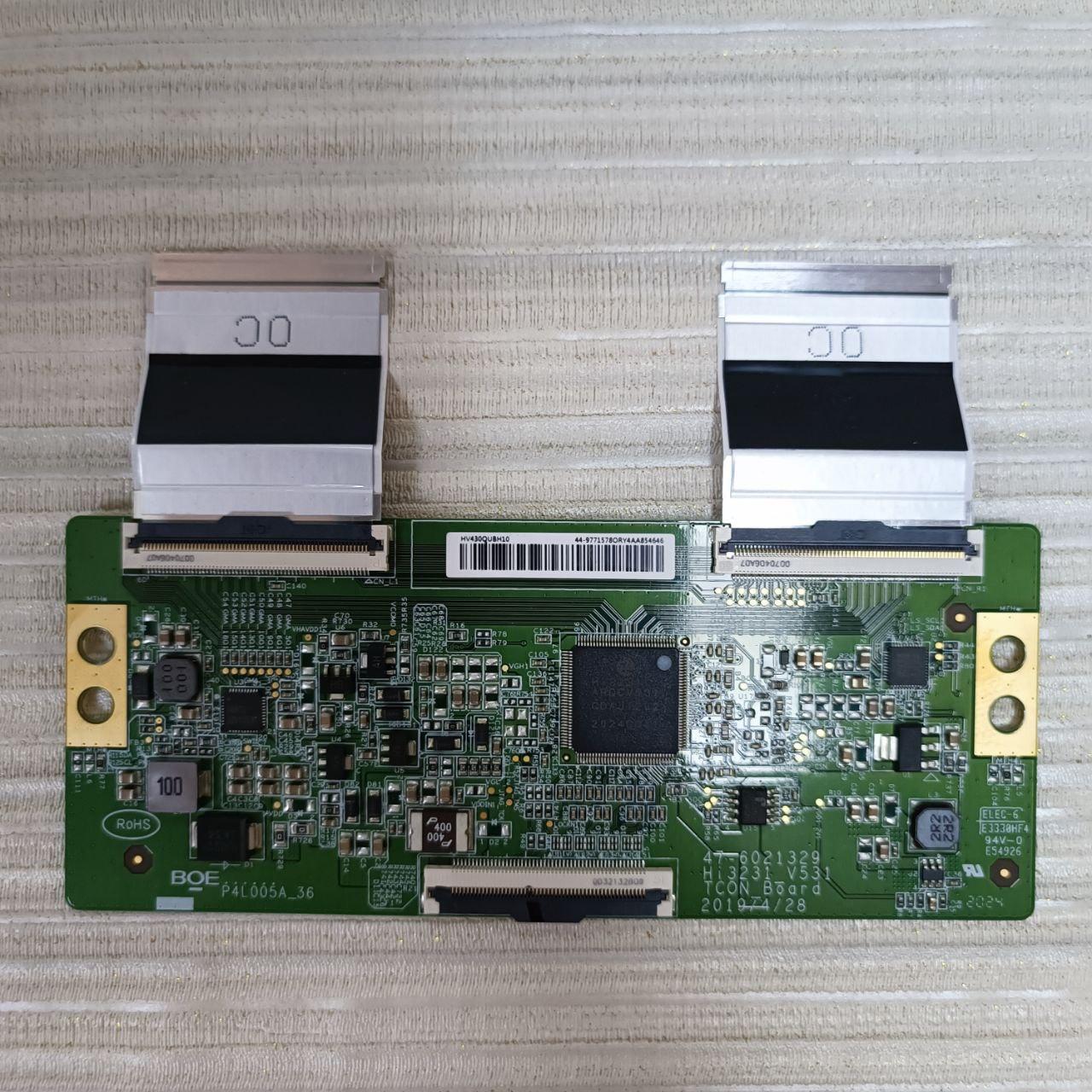 T-Con 47-6021329, Hi3231_V531, HV430QUBH10, P4L005A_37 для Xiaomi l43m5-5aru