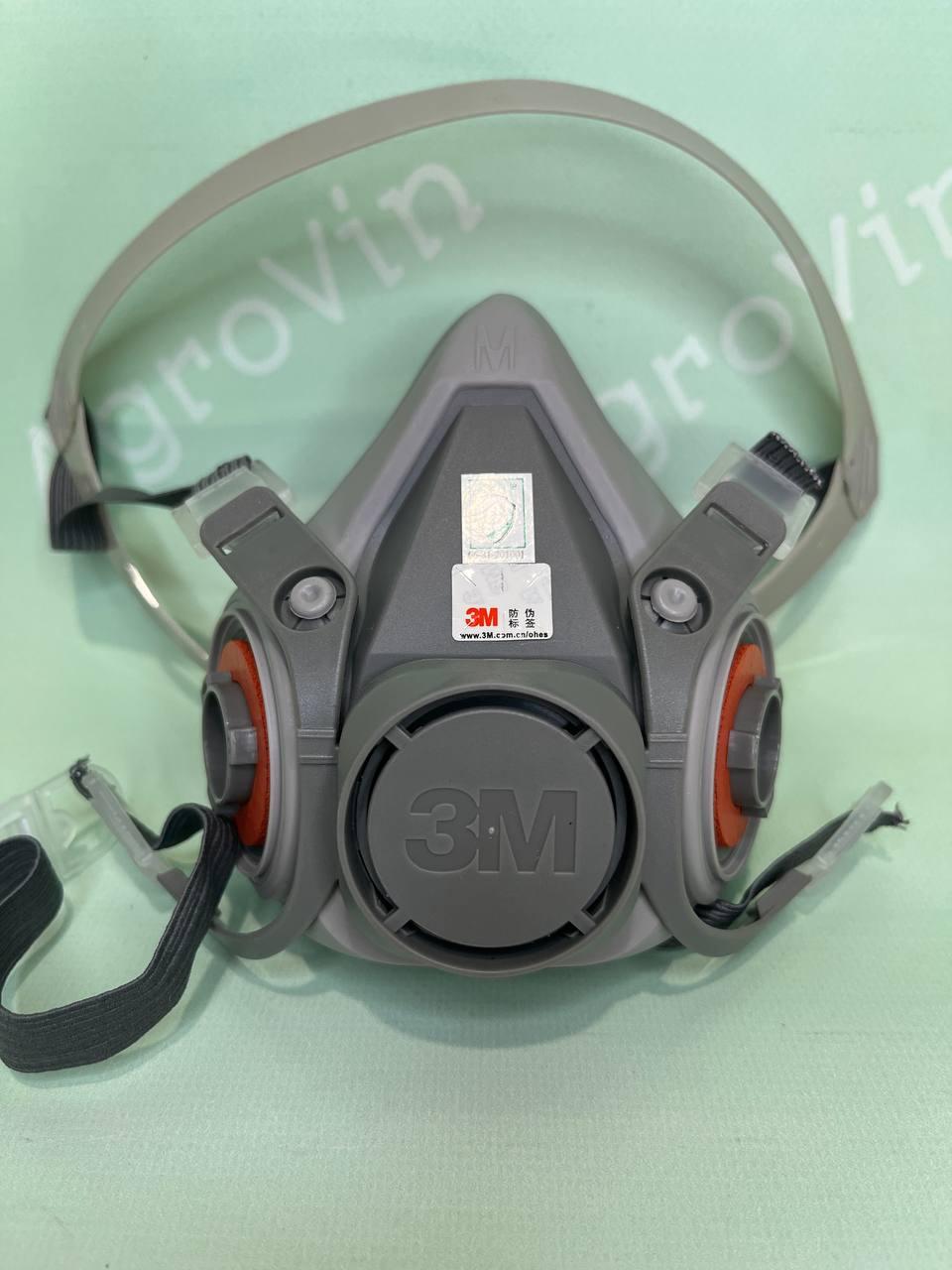 Полумаска респиратор 3М 6200 с угольными фильтрами 6001CH Оригинальная маска 3M 6200 - фото 10 - id-p1674146443