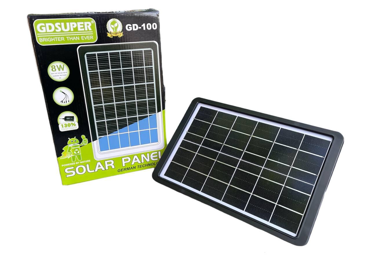 Сонячна панель GDSuper GD-100 8 Вт заряджання від сонця Solar