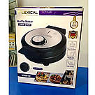 Вафельниця електрична кругла, бельгійські вафлі, електро вафельниця для трубочок, фото 4