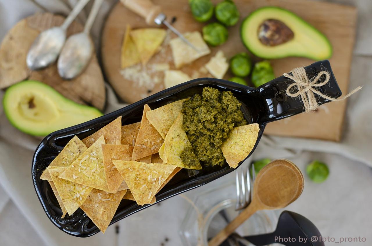 Эко-тарілка із сплюснутої винної пляшки  Classic зелена, оливкова, прозора, фото 1