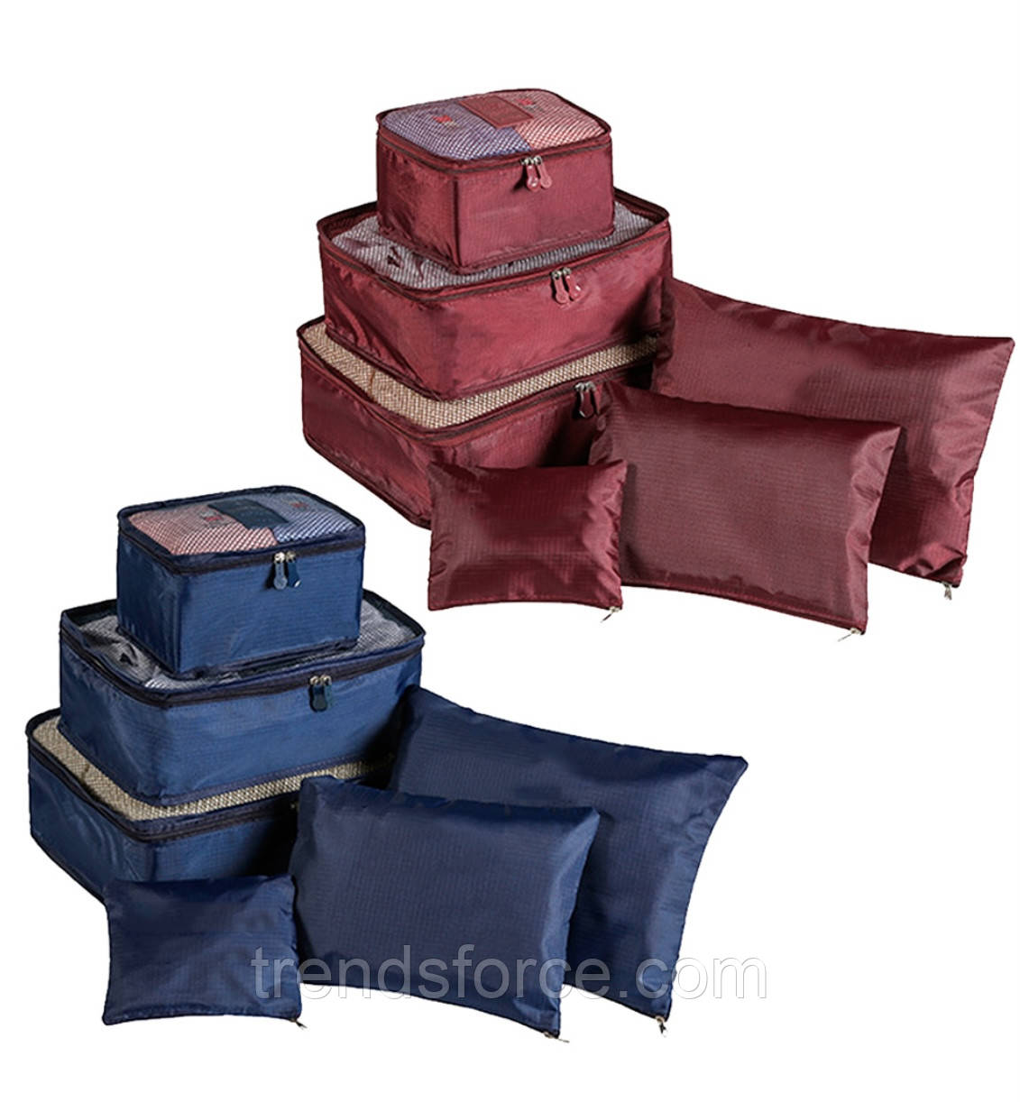 Органайзер дорожній 6 шт. Travel Organiser Kit Laundry Pouch 195309