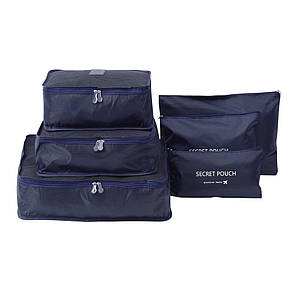 Органайзер дорожній 6 шт. Travel Organiser Kit Laundry Pouch 195309, фото 3
