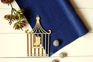 Китайський м'який фетр 1,5мм 100*90см, синій