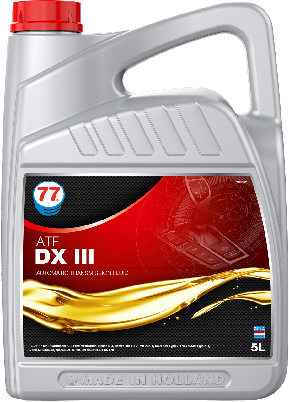 77 ATF DX III (кан. 5 л) олива для коробок автомат