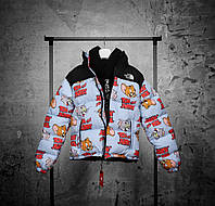 Куртка тепла зимова чоловіча стьобана коротка без капюшона