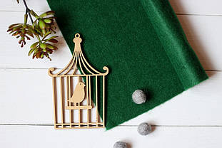 Китайський м'який фетр 1,5мм 20*30см, темно-зелений