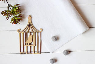 Китайський м'який фетр 1,5мм 100*90см, молочний