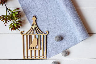 Китайський м'який фетр 1,5мм 100*90см, сірий меланж