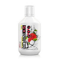 Колаген Collagen X5 Liquid 500ml Strawberry, 500.0, Пляшка, Рідина