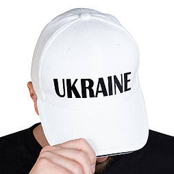 Кепка Україна 1 біла