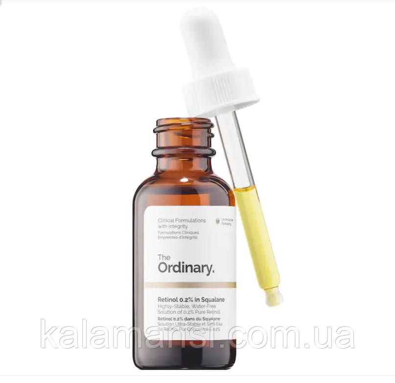 Сыворотка с ретинолом и скваленом The Ordinary Retinol 0.2% In Squalane 30 мл