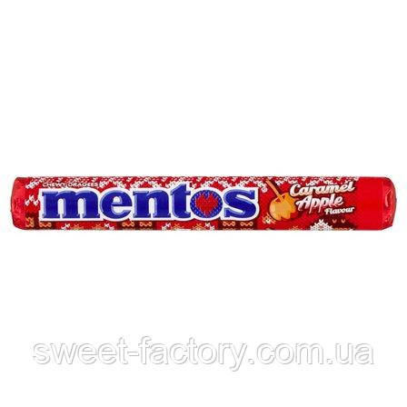 Жувальні цукерки Mentos Caramel Apple Яблуко Карамель 37g