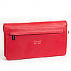 Жіночий гаманець-клатч Karya 1121-46 шкіряний червоний, фото 4