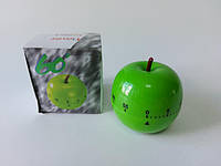 Кухонный таймер приготовления механический для кухни пластиковый Зеленое яблоко D 7 cm H 6 cm IKA SHOP