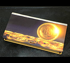 Дерев'яний Конверт для Грошей, Подарункова Коробка для Грошей 19х10 см Кольорова Купюрниця Скринька з Дерева