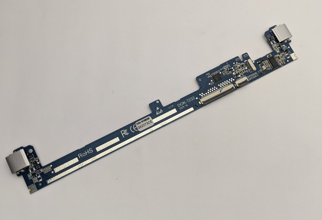 Плата usb lenovo miix 310-10 dok-7232 sp958kb сервісний оригінал з розборки, фото 1