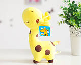 М'яка іграшка жираф, плюшева іграшка жираф жовтий 25 см, фото 2