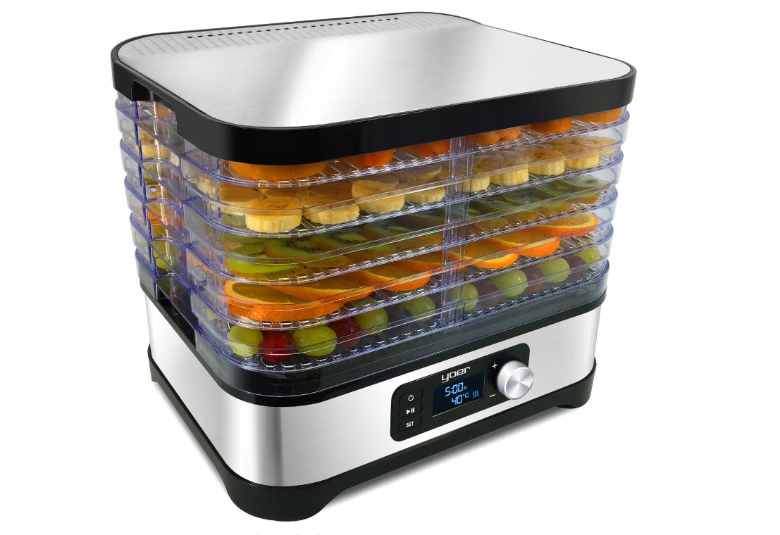 Сушарка побутова для грибів овочів фруктів м'яса риби Yoer VitaSave 450