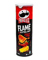 Чипсы PRINGLES Flame Extra Hot Cheese & Chilli Flavour Сыр и чили перец, 165 г (5053990160112)