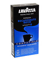 Кава в капсулах LAVAZZA DECAFFEINATO RICCO Nespresso, 10 шт.