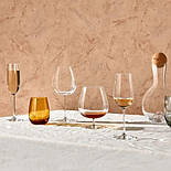 Набір склянок для води 4шт Colored amber 440мл Nude Glass, фото 4