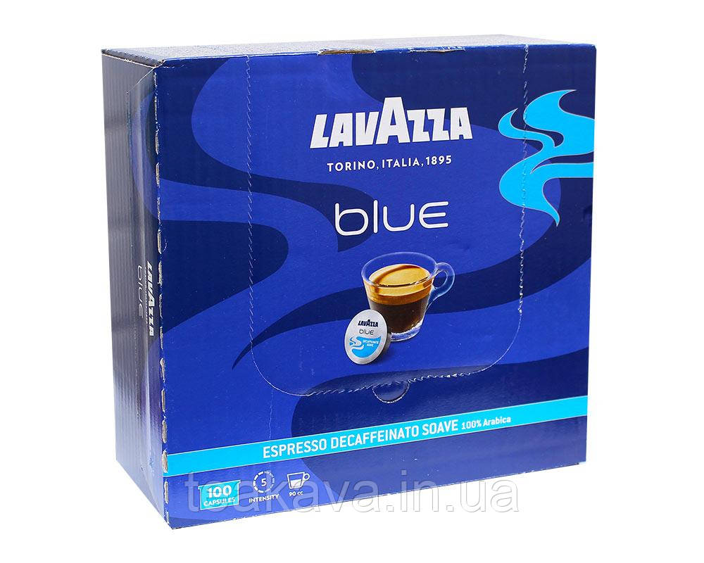 Кава в капсулах LAVAZZA BLUE Espresso Decaffeinato Soave, 100 шт (100% арабіка) (8000070026544)