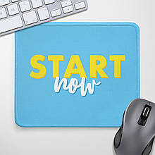 Килимок для мишки з принтом Start now