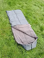 Спальный мешок зимний на флисе с капюшоном и чехлом (70х220см)