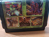 Картридж Сборник игр 5 в 1 Vectorman 2, Spider-Man, Dune 2: The Battle for Arralis, Batman Returns, Top Gear 2