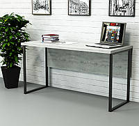 Офисный стол Лофт СПЛА-1 (800x600x750) Дуб Крафт белый Гамма стиль