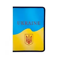 Тека-конверт А4 на блискавки BUROMAX 3960-08 UKRAINE жовтий (12)
