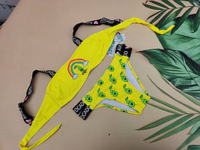 РОЗНКупальник подростковый Samegame 562 желтый(В НАЛИЧИИ ТОЛЬКО 34 36 40 42 УКР р-ры)