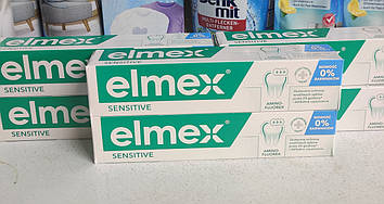 Зубна паста elmex sensitive для чутливих зубів від карієсу 75 мл