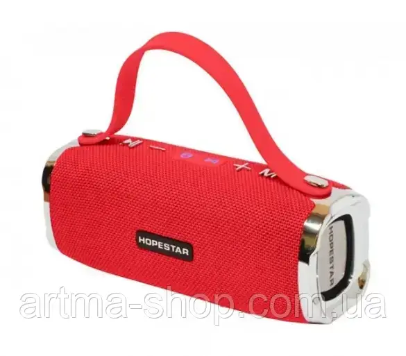 Портативна Bluetooth колонка Hopestar H24 bluetooth + power bank + mic