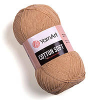 Пряжа YarnArt Cotton Soft 07 Бежевий (Ярнарт Коттон софт)