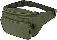 Универсальная Сумка на пояс на 3 отделения Mil-Tec от Sturm "Fanny Pack" (13512001) Olive