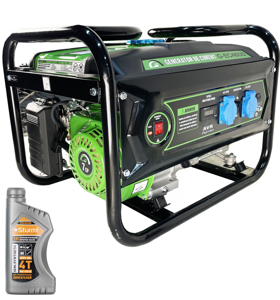 3,3 КВ.Генератор бензиновий Greenfild G-EC4600 2800W-3300W.Румунія, фото 1