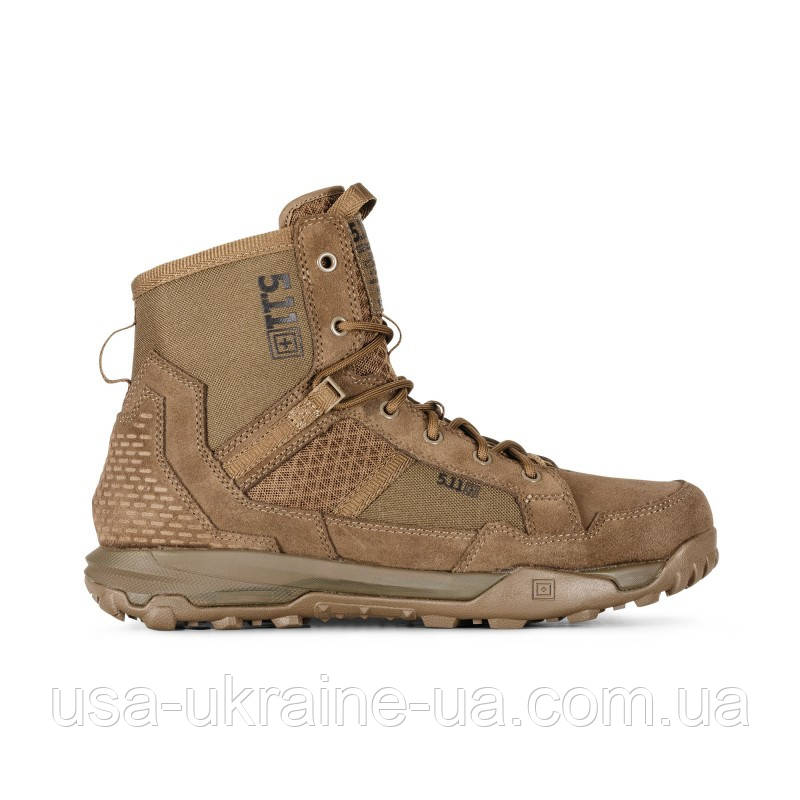 Тактичні черевики 5.11 A/T 6" Non-Zip Boot розмір EU 38,5 /45,5 / 48,5, фото 1