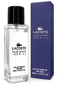 Тестер чоловічий (кольоровий) Lacoste Eau De Lacoste L.12.12 Bleu, 60 мл.