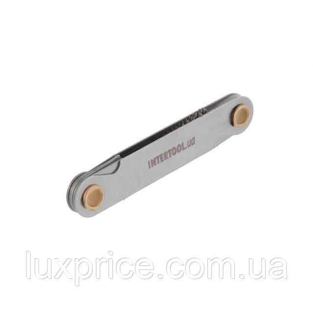 Резьбомір метричний 12од (0,5-3,0) INTERTOOL SD-8400   Luxprice