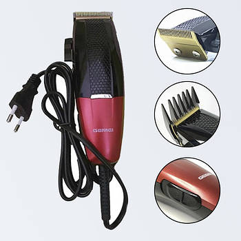 Професійна машинка для стрижки 4в1, Geemy GM-807 / Машинка для стрижки з насадками