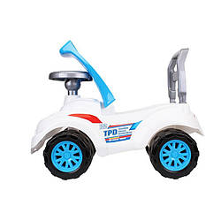 Дитяча машинка-толокар "Поліція" Технок, з багажником, малюкові від 1 року, 88х32х68 см., різнобарвний