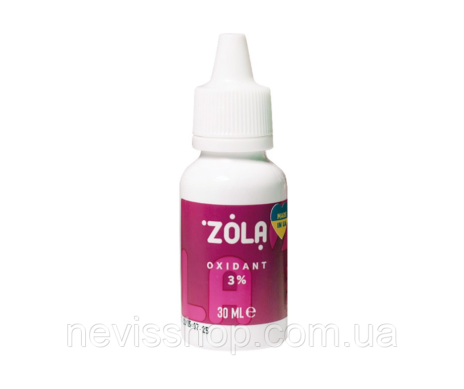 Окислувач кремовий 3% ZOLA Oxidant, 30 мл